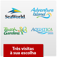 SeaWorld Orlando - Three Park Ticket - Acima de 3 anos "New Year Sale"